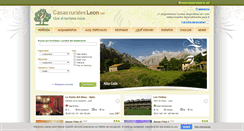 Desktop Screenshot of casasruralesleon.net